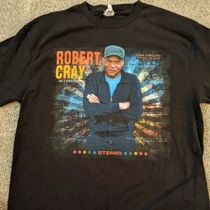 Robert Cray T shirt.  Size L.  Black